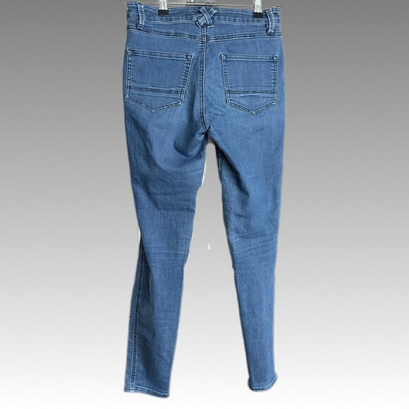 prAna Oday Jean Indigo Blue Skinny Stretch Denim Organic Size 2 26 - Picture 6 of 9